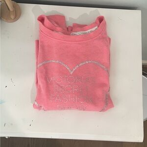 victoria’s secret limited edition fashion show 2014 pink sweatshirt